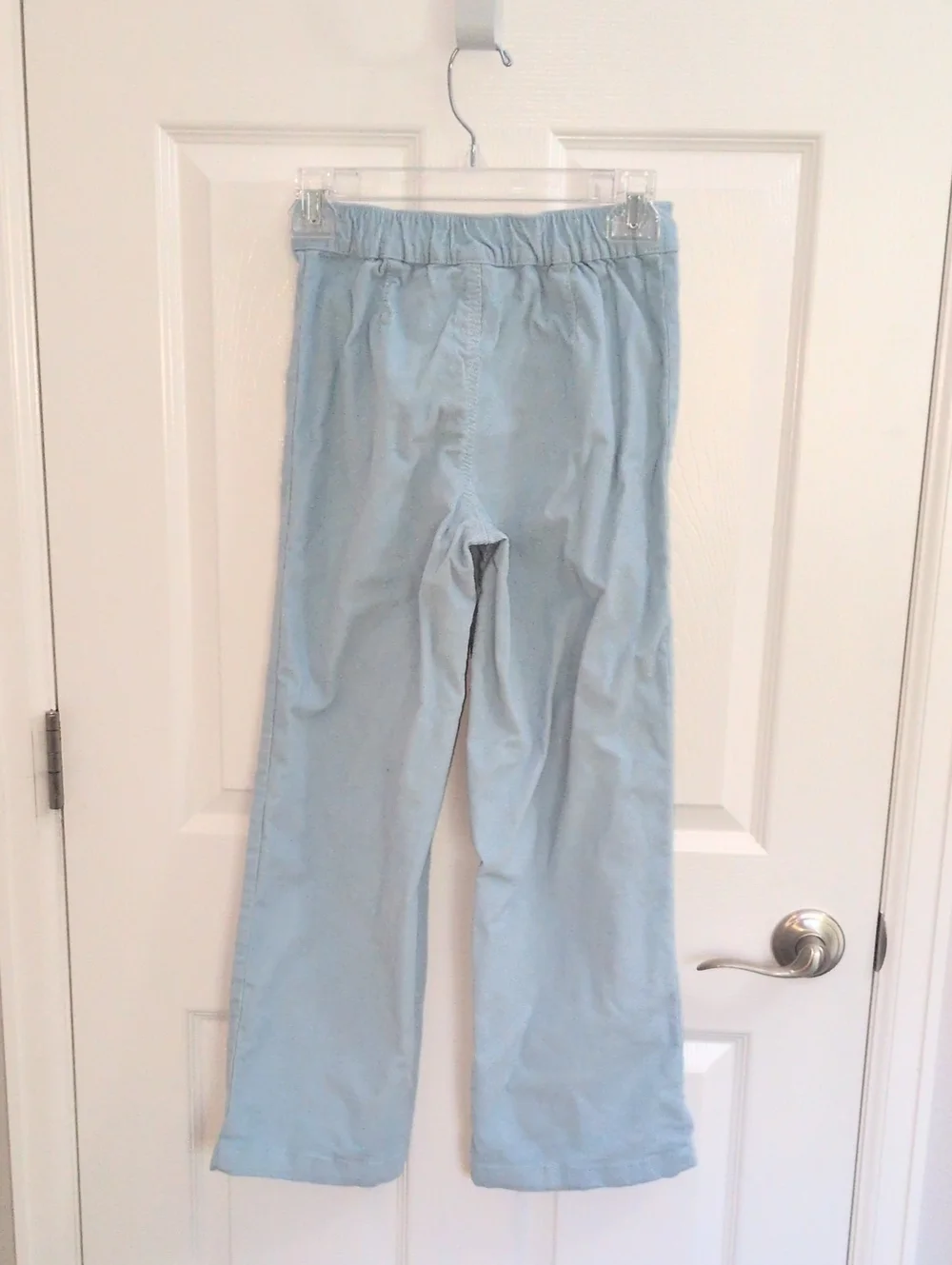 Carter's Girls Light Blue Corduroy Wide Leg Pants - 10